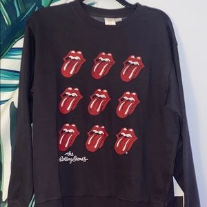 rolling stones crew neck